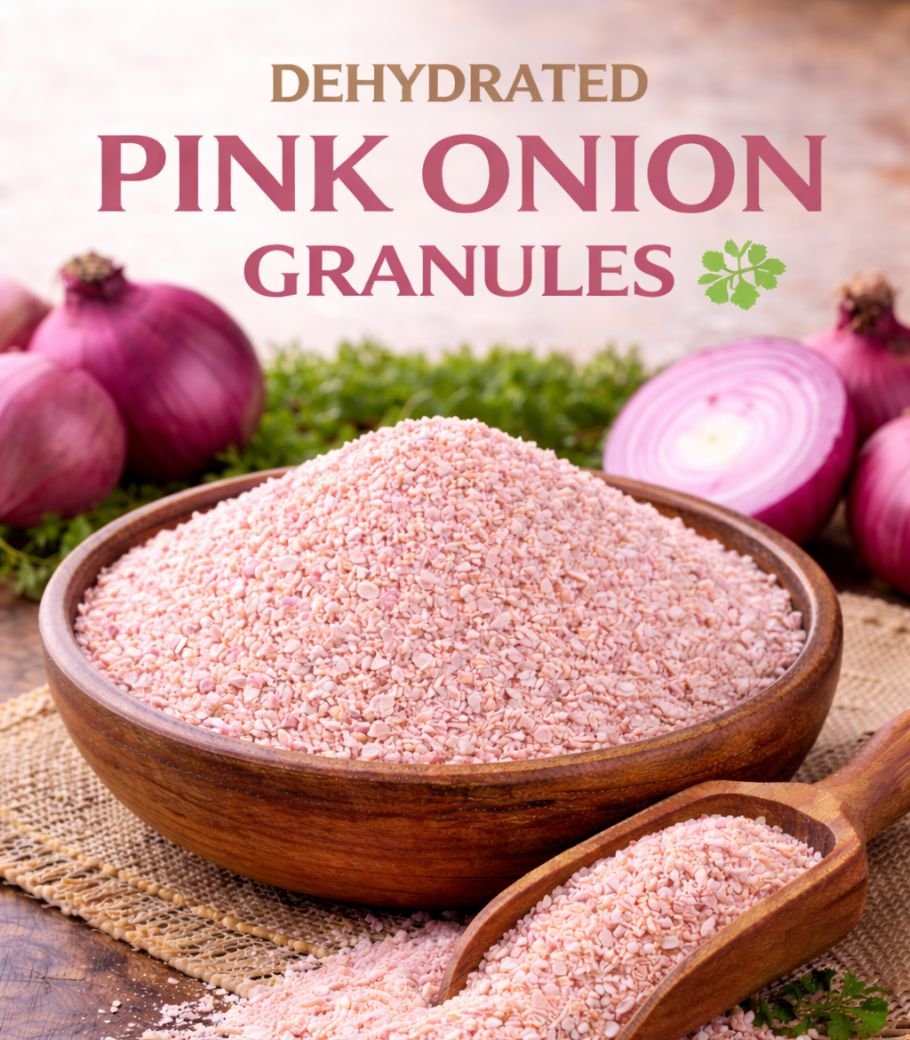Dehydrated Pink Onion Granules