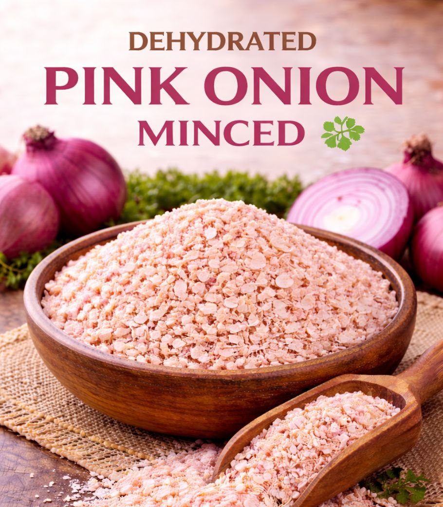 Dehydrated Pink Onion Minced