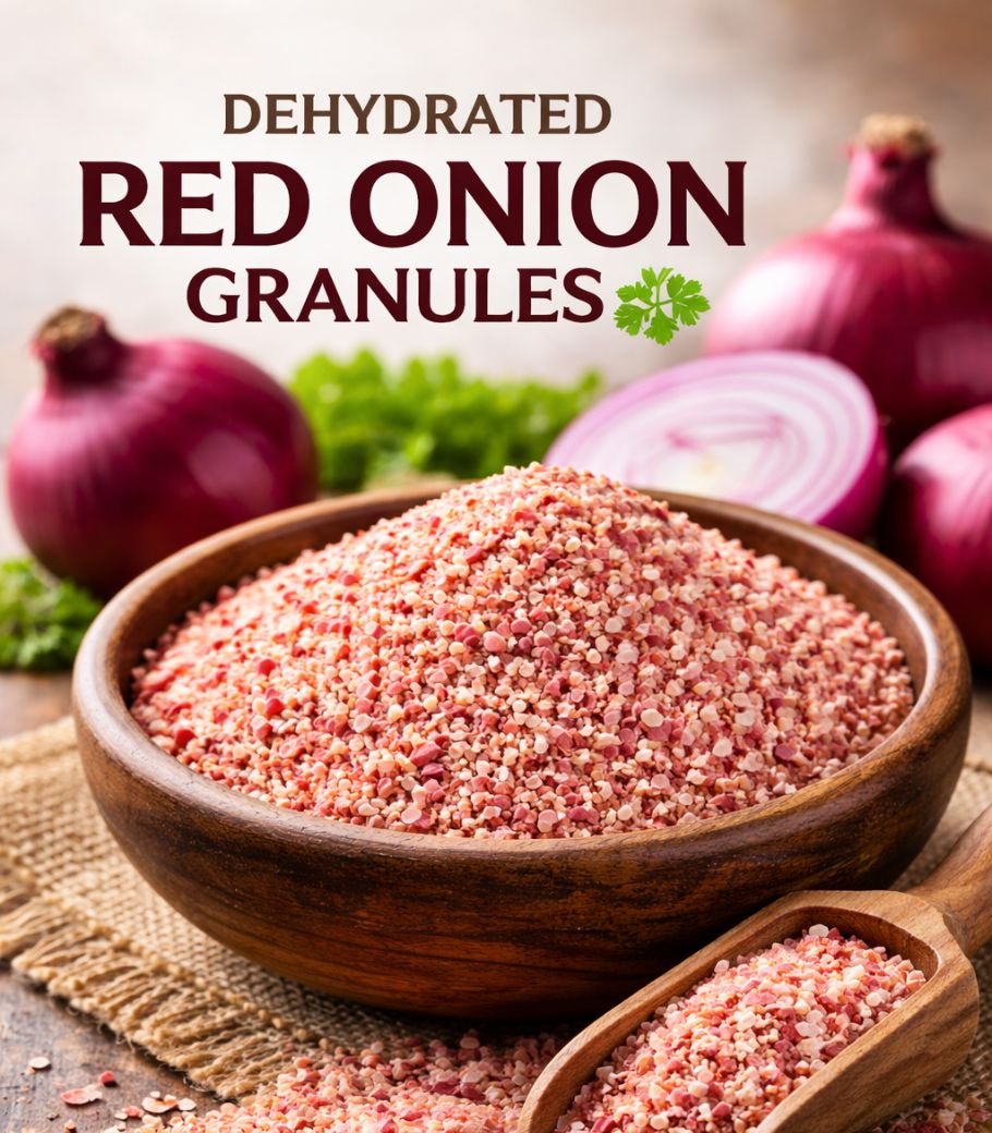 Dehydrated Red Onion Granules