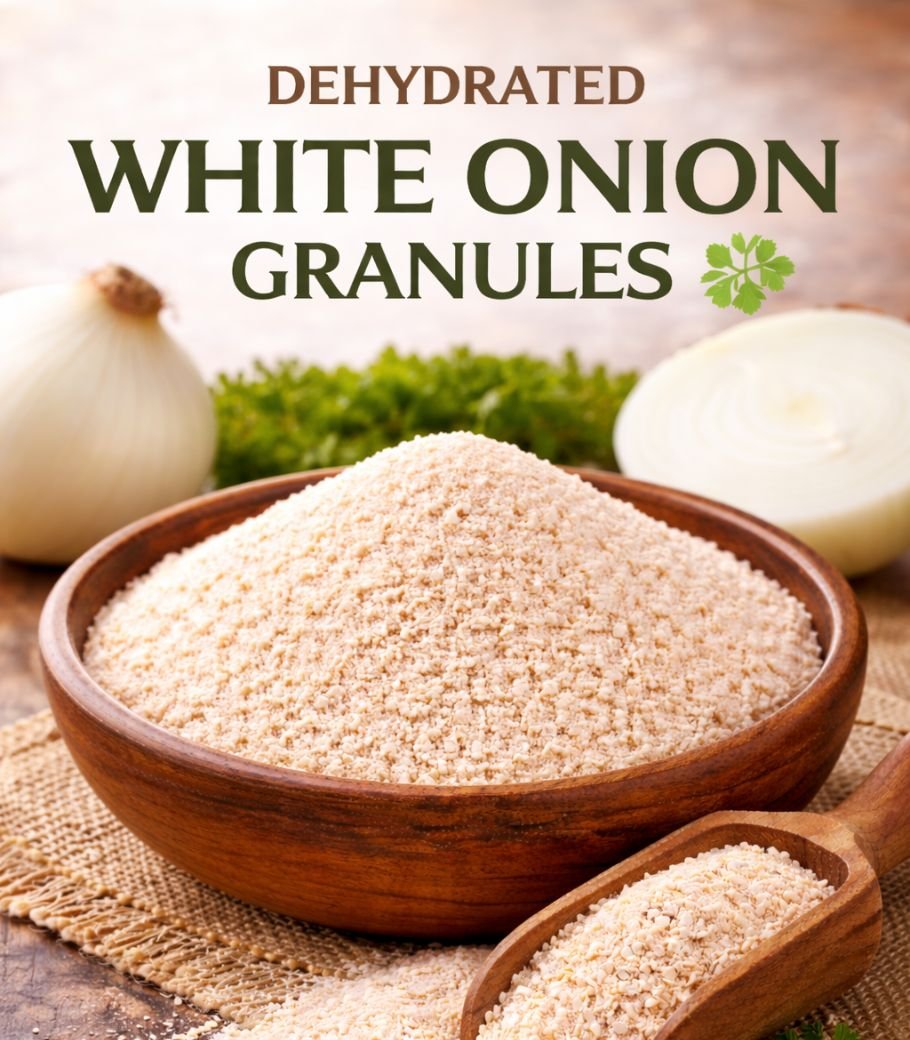 Dehydrated White Onion Granules